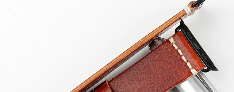 MAIKES Замена для Apple Watch Band 44 мм 40 мм 42 мм 38 мм серия 4 3 2 1 iWatch браслетный ремешок для часов масло воск кожаный ремешок для часов