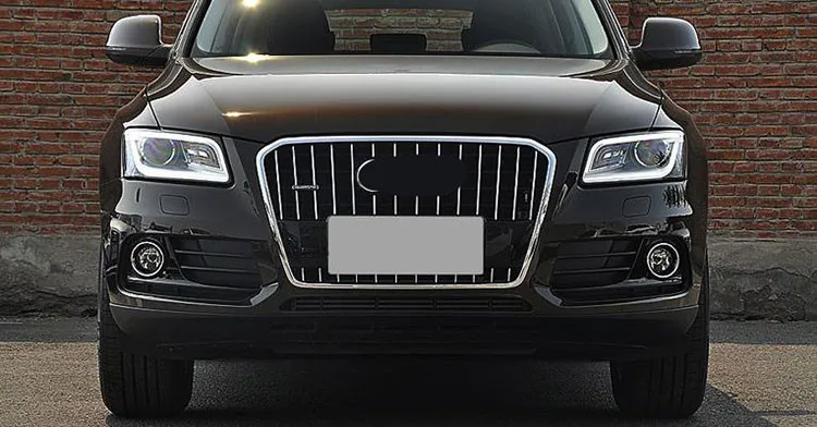 2 шт. автомобильный стиль светодиодный фары для Audi Q5 2009- для Q5 Головной фонарь светодиодный DRL Объектив двойной луч H7 HID Xenon bi xenon объектив