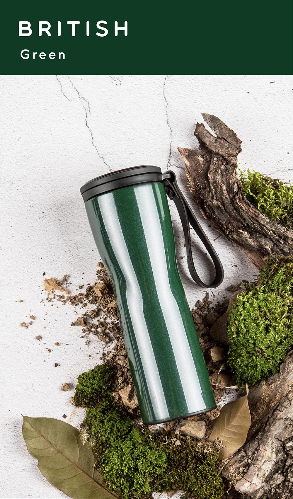Xiaomi Kiss Fish Slim Smart Cup 430 мл OLED температурный экран портативная чашка для горячей воды из нержавеющей стали с кожаной веревкой