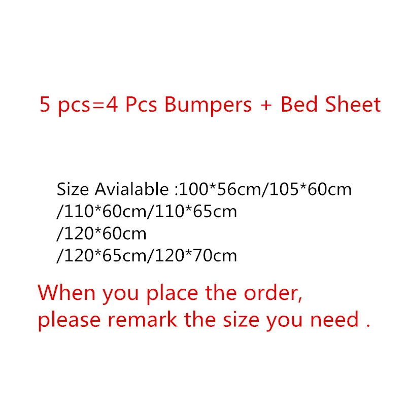 

5 pcs/set Crib Linens Grey Crown Pattern Cotton Baby Bedding Set Include Crown Shape Cot Bumpers Bed Sheet Multi Color And Sizes