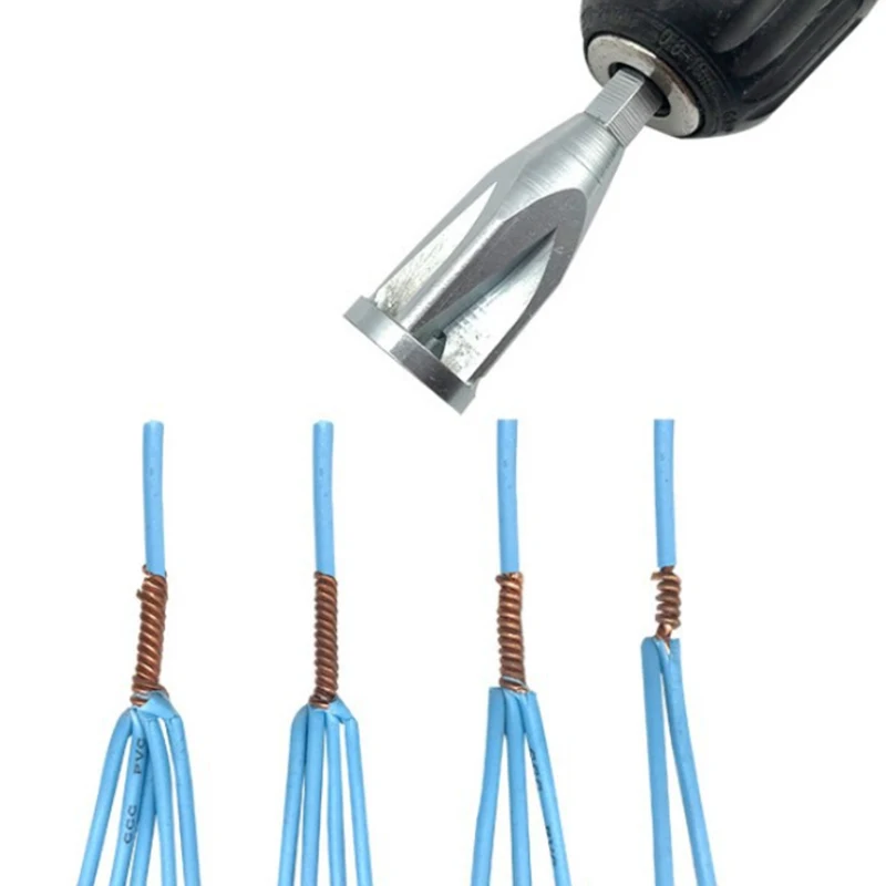 

1Pcs Universal Automatic Stripping Tool 2.5/4 Square Electrical Cable Quick Connector Parallel Electrical Wire Fast Connector
