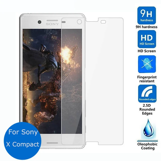 2.5D Закаленное стекло для Sony Xperia X компактная защитная пленка Взрывозащищенная