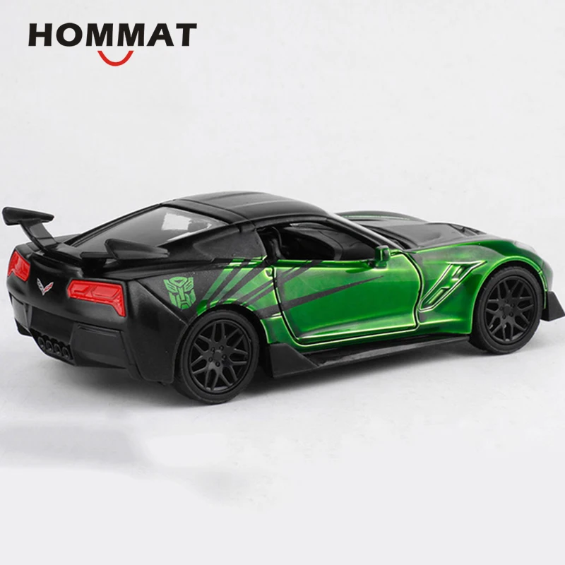 Hommate моделирование 1:36 трансформатор Corvette Stingray Crosshairs спортивный автомобиль сплав