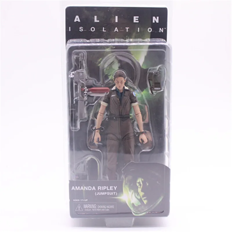 7inch 18CMMovie Alien Series 6 Amanda Ripley (Jumpsuit)/(Torrens Spacesuit) Isolation Xenomorph PVC Action Figure Toys with box | Игрушки и