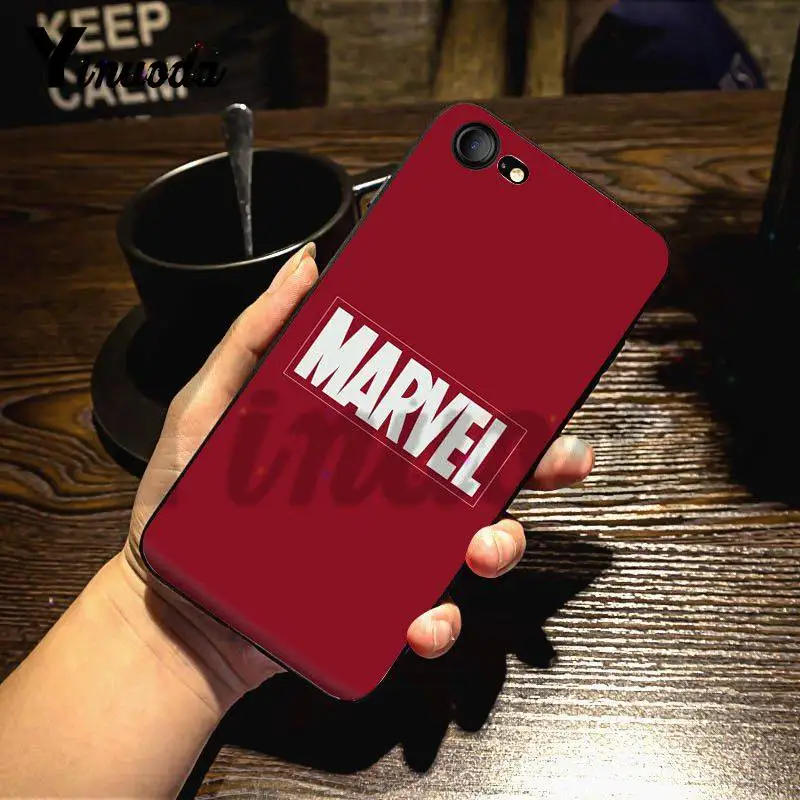 Yinuoda для iphone 7 6 X Чехол Дэдпул Железный человек Marvel Мстители чехол для телефона для iphone 11 Pro Max 7X6 6S 8 Plus 5 5S SE 5C