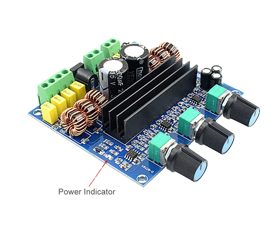 AIYIMA 2,1 Amplificador TPA3116D2 высокомощные Цифровые усилители аудио доска сабвуфер домашний усилитель 2x80 Вт+ 100 Вт DC 24 В