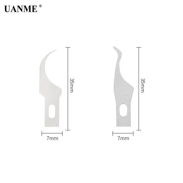 UANME 1 шт. инструмент для удаления клея с холодным лезвием технологические процессоры ножи для iPhone cpu A7 A8 A9 A10 материнская плата IC ремонт тонкое лезвие - Цвет: 007 and 008
