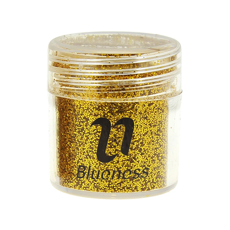 Набор из 4 бутылок золотой, серебряной, черной пайеткой и камнями для ногтей, глиттером, декорациями, акриловым УФ-порошком и 3D-арт-советами BG057-060.