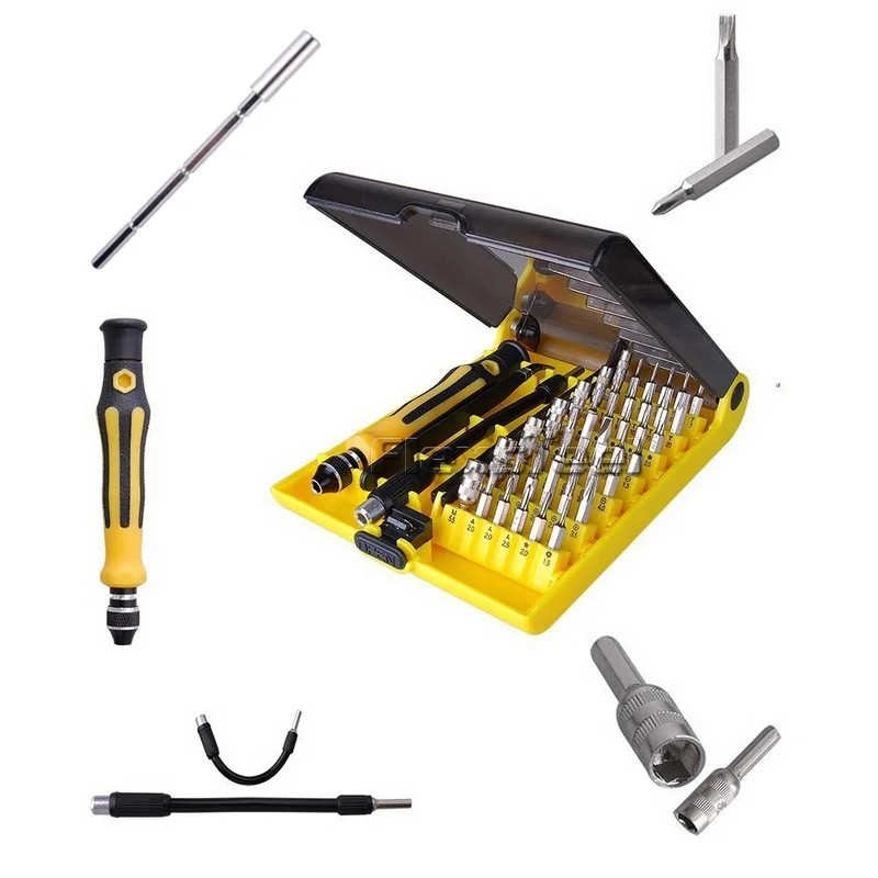 

Precision 45 In 1 Screwdriver Set Electron Torx Bit Mini Magnetic Screwdriver Kit Repair Hand Tools for Phone,Watch