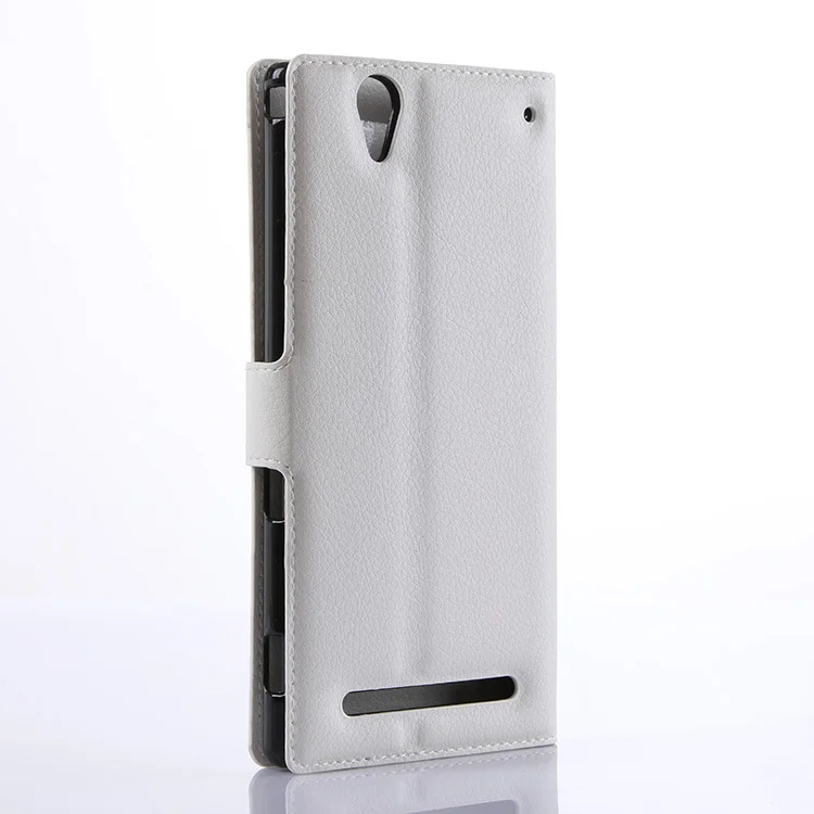 Чехол-книжка с бумажником для sony Xperia T2 Ultra/Dual D5322 XM50h Магнитный чехол из