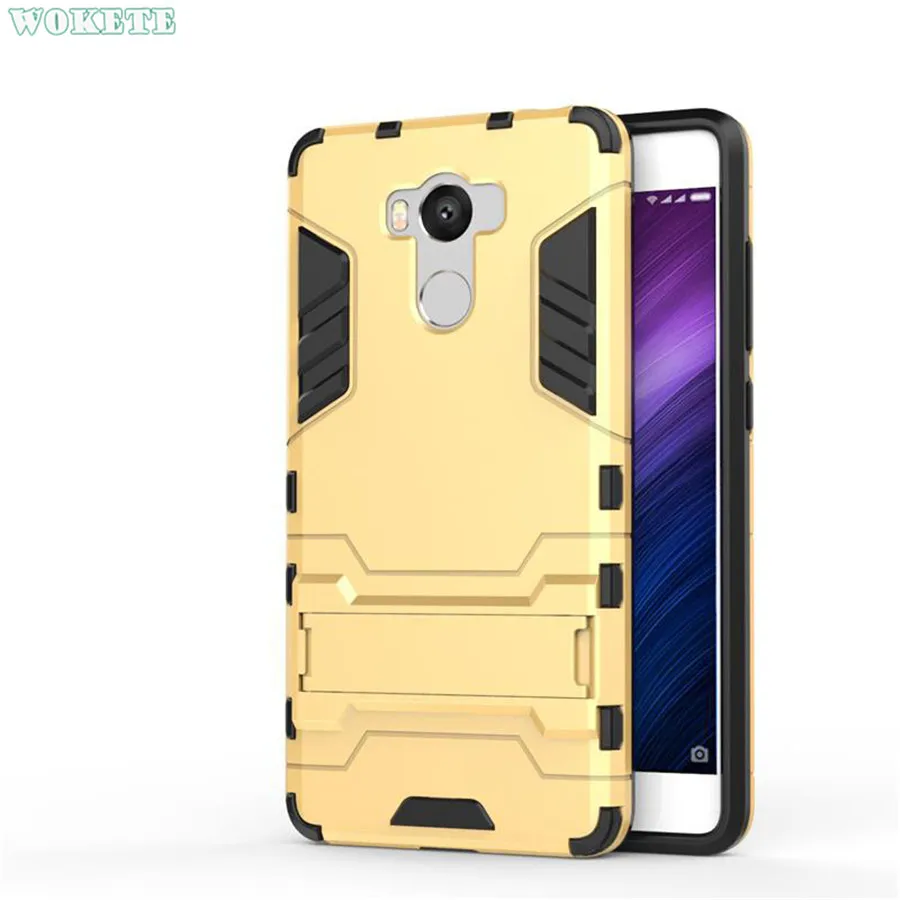 For Xiaomi Redmi 4 Shell Slim Robot Armor Shockproof Rubber Case Pro Phone Cover Prime Coque |
