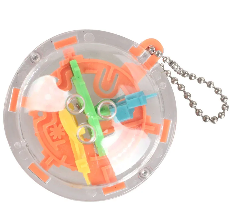 3D Мини Волшебная головоломка игрушка для мозга мини лабиринт интеллектуальная