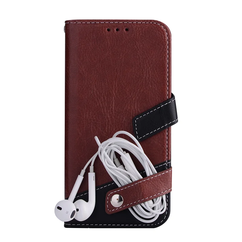 Brown Роскошный кожаный флип-чехол для телефона Nephy для samsung galaxy S8 S9 Plus S7 S6 edge Note8 S6edge S7edge чехол-кошелек - Цвет: Brown