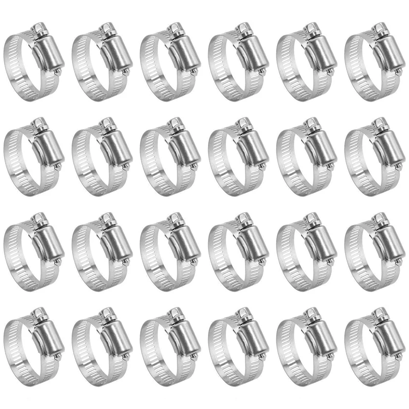 HOT 18mm 31mm хомут для шланга из нержавеющей стали 24 шт миниатюрное уплотнение