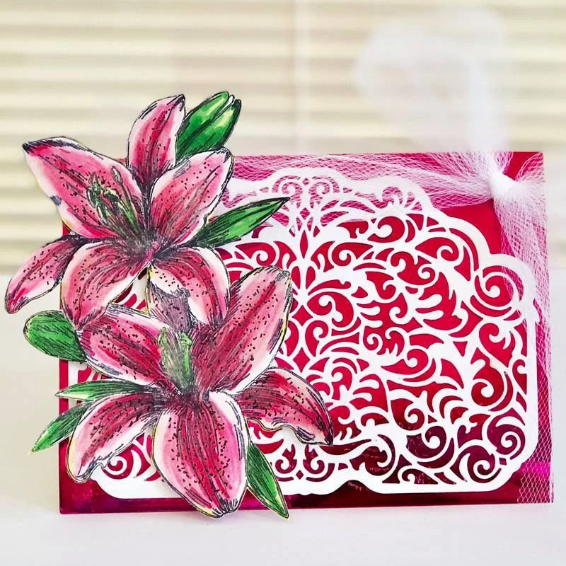 

Classic Lace Background DIY Metal Cutting Die Embossing Handmade Deocration Paper Card Album Photo Making Scrapbooking Template