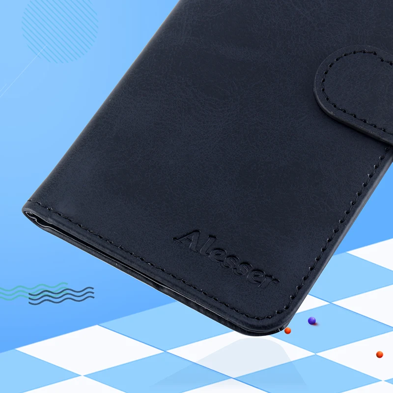 Alesser для BLUBOO S8 Plus кожаный чехол с откидной крышкой Стикеры мобильного телефона