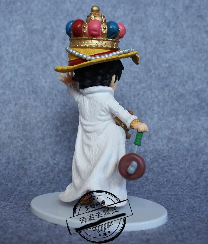 Аниме One Piece Man Crown 18 см Monkey D. Luffy моделирование короля с коллекцией моделей мяса