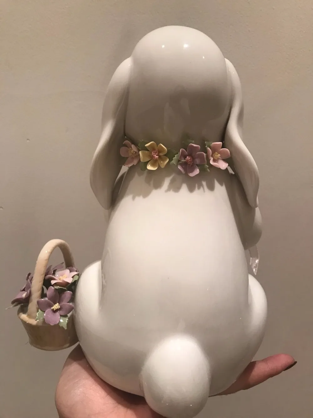 Американская ручная работа кролик керамическая музыкальная шкатулка домашний