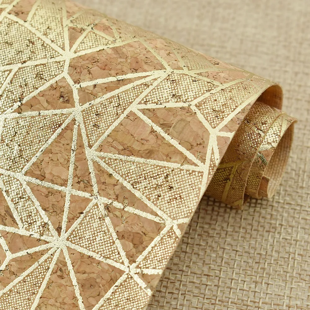 Lychee 29*21cm Cork Fabric Wear Resistant Waterproof Vintage Soft Fashion Retro Stripe Table Profession Crafts | Дом и сад