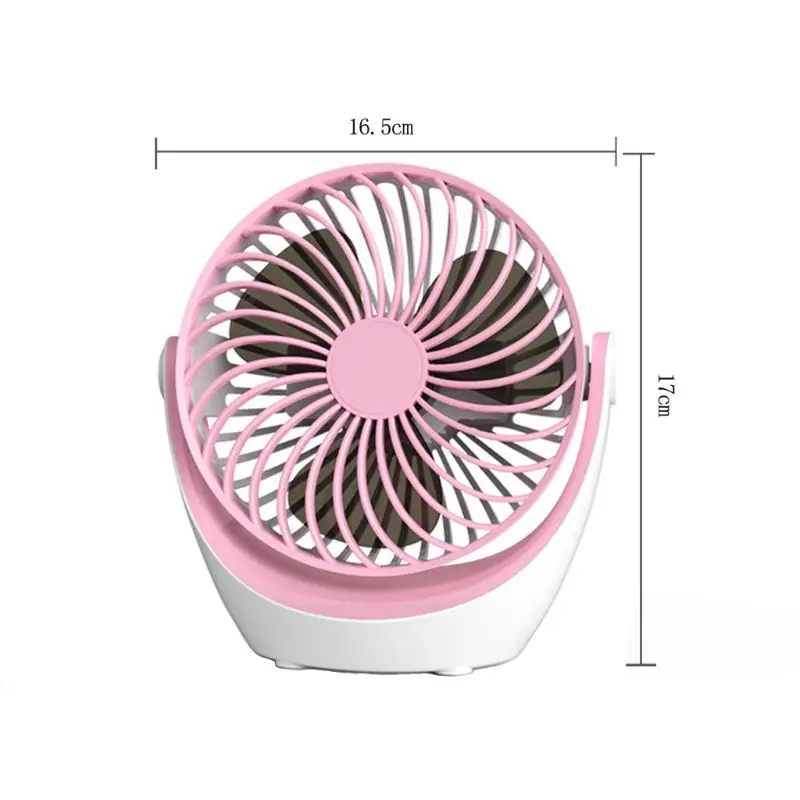 

5 inch USB Fan Portable 2 Speed Adjustable 360 Rotatable Mini Personal Fan Air Cooler for Home Office Bedroom Desktop