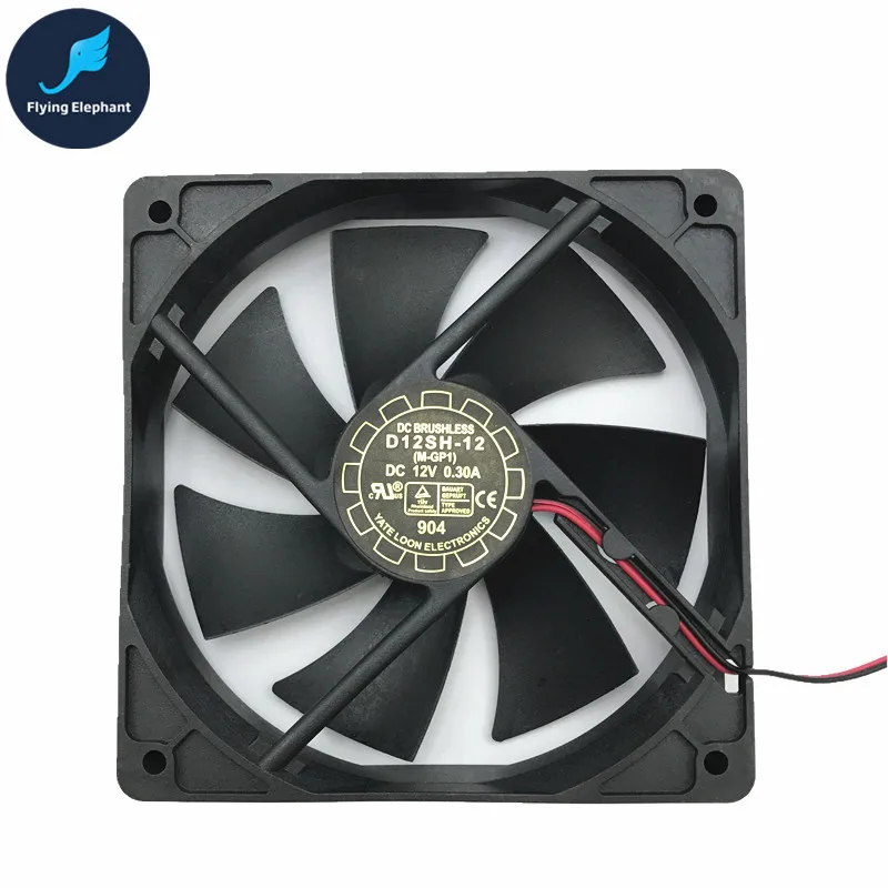 12 см DC12V Ультра-тишина Питание вентилятор 120*120*25 мм водяного охлаждения D12SM-12 |
