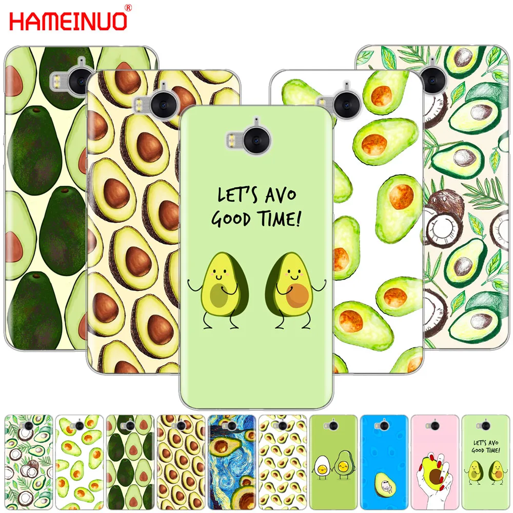 HAMEINUO милый чехол для сотового телефона с авокадо еда huawei honor 3C 4X 4C 5C 5X 6 7 Y3 Y6 Y5 2 II Y560