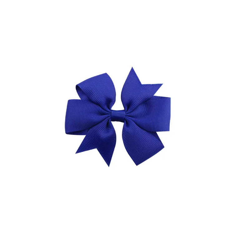 a22 Royal Blue 40 цветов сплошная корсажная лента банты заколки шпилька девушка бант для волос, бутик заколки для волос аксессуары для волос - Color: a22 Royal Blue