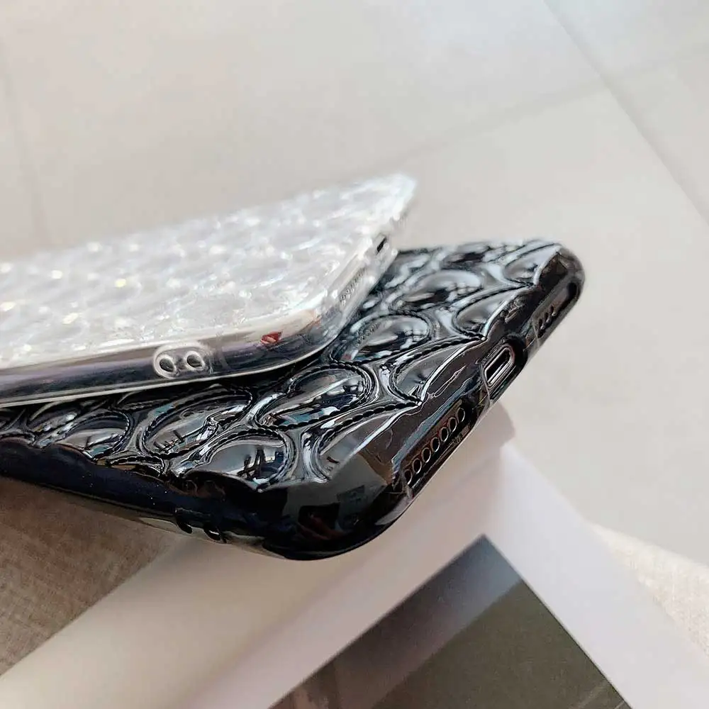 Чехол для телефона в форме сердца Boucho 3D iphone XR X XS 6 6S 7 8 Plus MAX модная яркая задняя