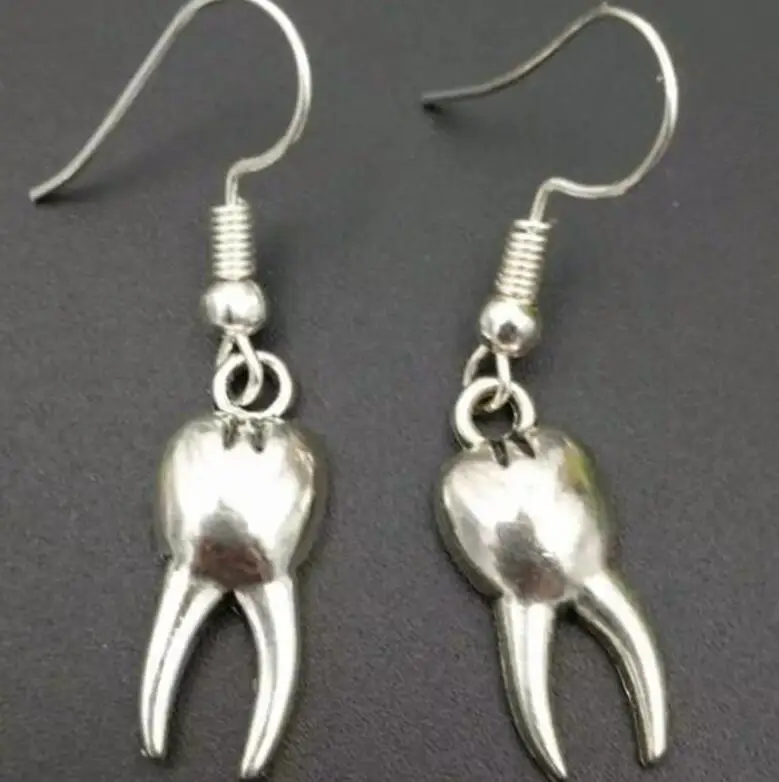 Dental hygienist Mixed floss /toothbrush /toothpaste/Tooth Fairy &amp Tooth Charms Dangle Earrings For Women Jewelry Gifts | Украшения и