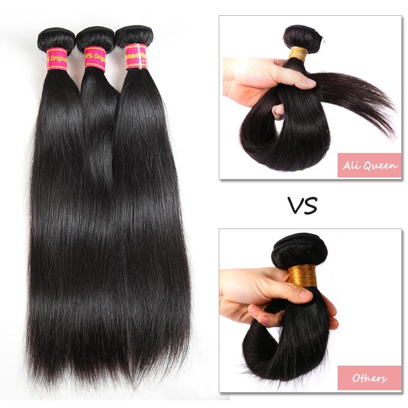 Али искусственные волосы Queen Hair 4 шт. бразильские Прямые вплетаемые волосы пряди натуральные черные цветные волосы Реми пряди человеческих волос для Инструменты для завивки волос