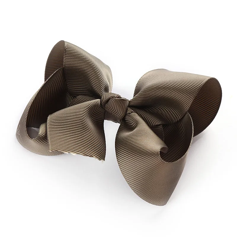 24 colors 5 Inches Hair Bow Boutique Grosgrain Ribbon Hairgrips Clips Headwear Barrette Bowknot For Women Girls Accessories | Детская