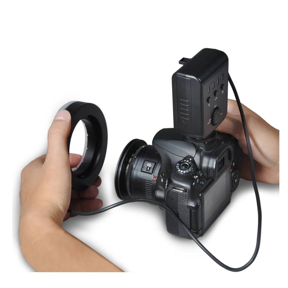 Aputure CRI 95 + Amaran Halo светодиодный кольцо вспышка HN100 для всех Nikon Камера с 8 кольца