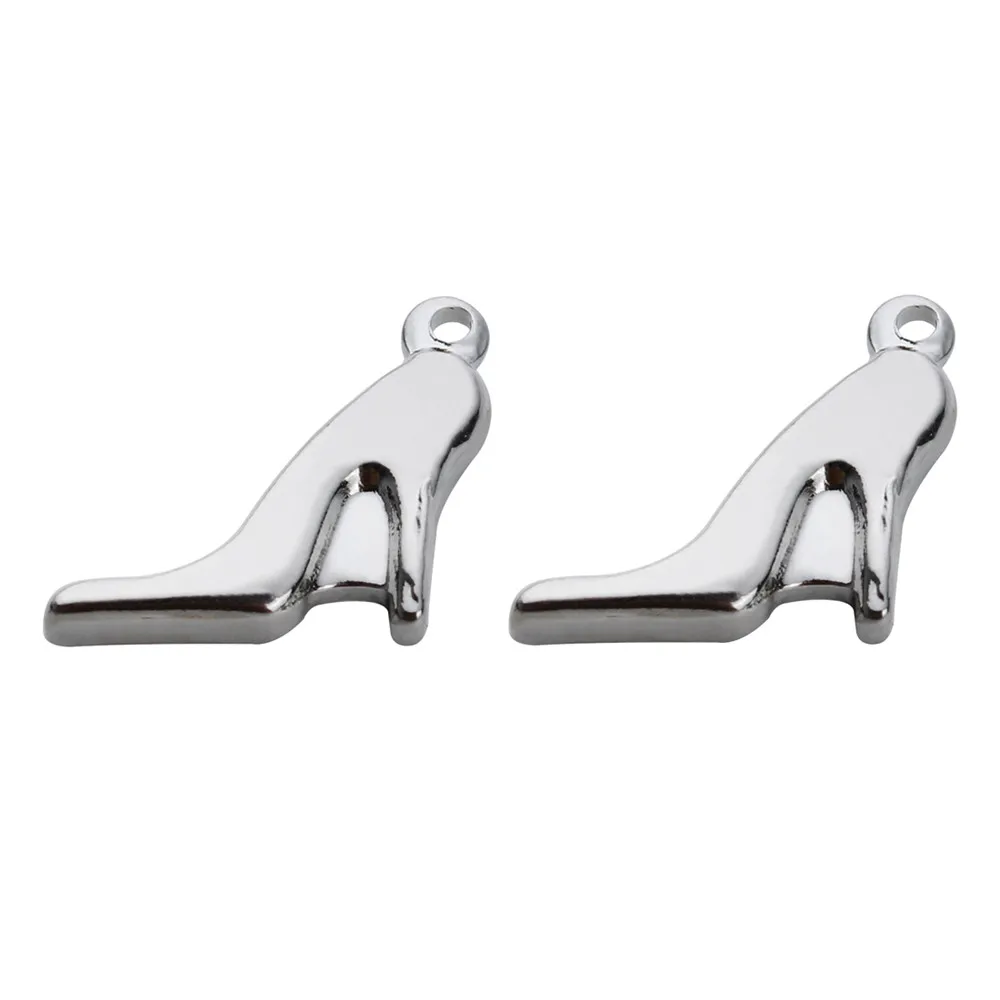 SAUVOO 10 шт./лот ювелирные изделия из нержавеющей стали подвеска на высоком каблуке