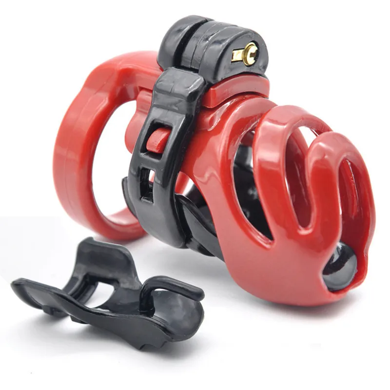 Новый дизайн биорезиновый мужской замок на пенис 4 кольца Пояс верности клетка с