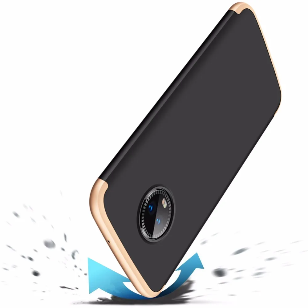 20 шт./лот 360 все включено защитный корпус пластиковый чехол для Motorola Moto G5S plus G6 G7 жесткий чехол
