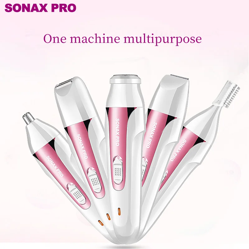 

5in1 facial women epilator electric female epilator leg body face hair removal depilatory mini lady shaver bikini trimmer set