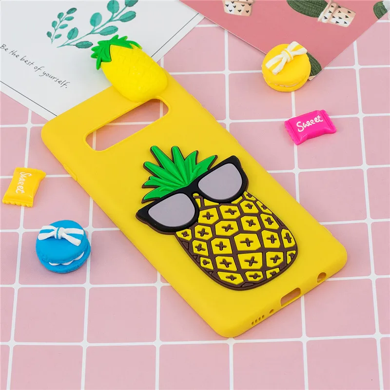 Чехол с единорогом FLYKYLIN для samsung Galaxy S10e S10+ S10 S9 S8 Plus S6 S7 Edge чехол s Мягкий силиконовый чехол с 3D кукольными игрушками