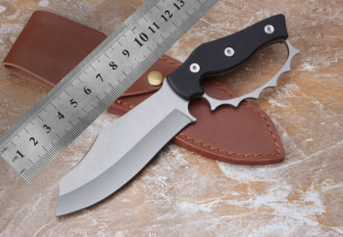9cr18mov stee стальное лезвие 59 HCR G10 ручка прямой knifeTactical EDC инструмент открытый кемпинг