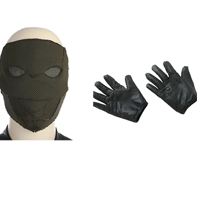 gloves and mask MANLUYUNXIAO костюм Зеленой Стрелы Квентин костюм Лэнс Хэллоуин Косплей Костюм для взрослых мужчин полный набор мужчин основной индивидуальный заказ - Цвет: gloves and mask