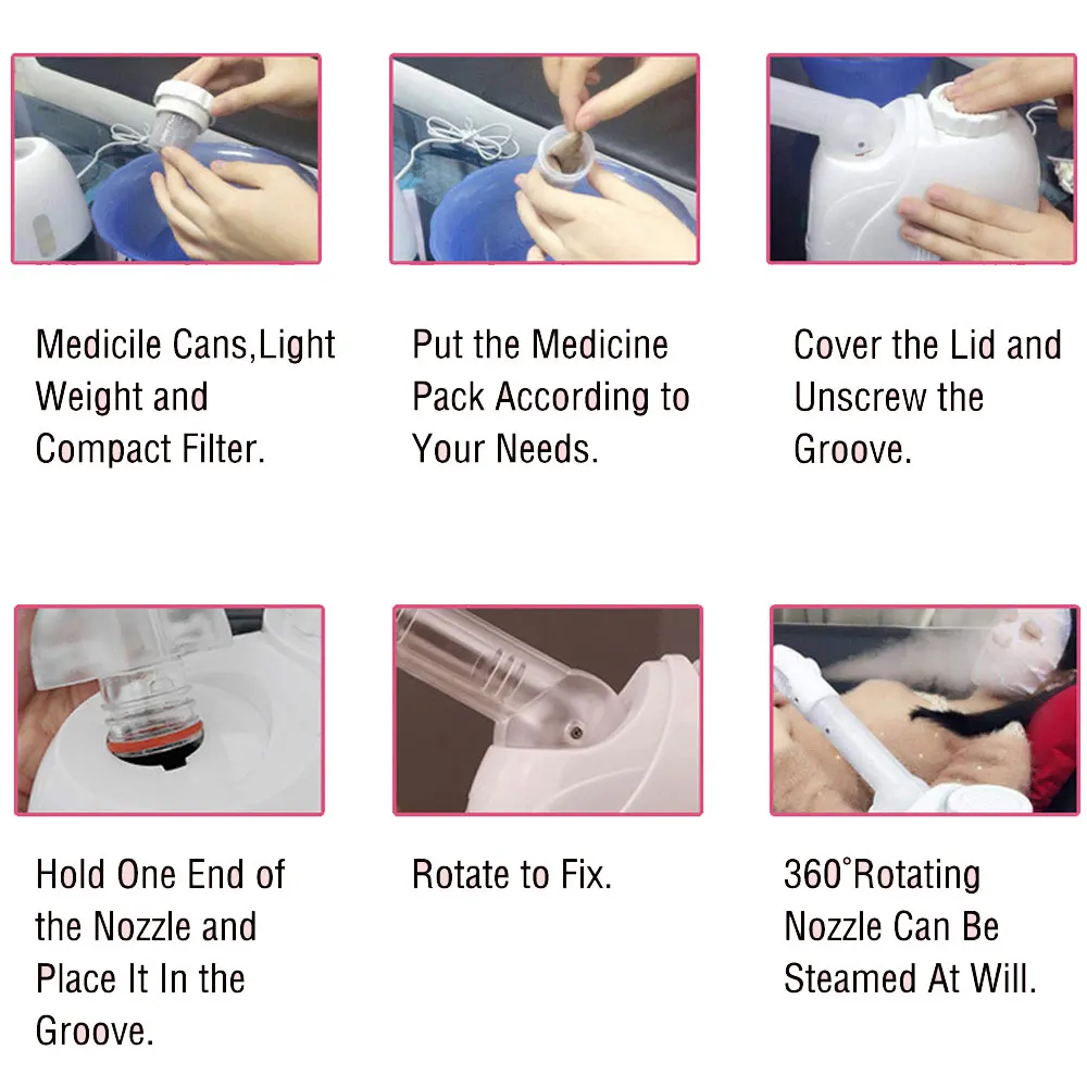 Паровой аппарат для очищения лица паровой спа процедур инструменты ухода за