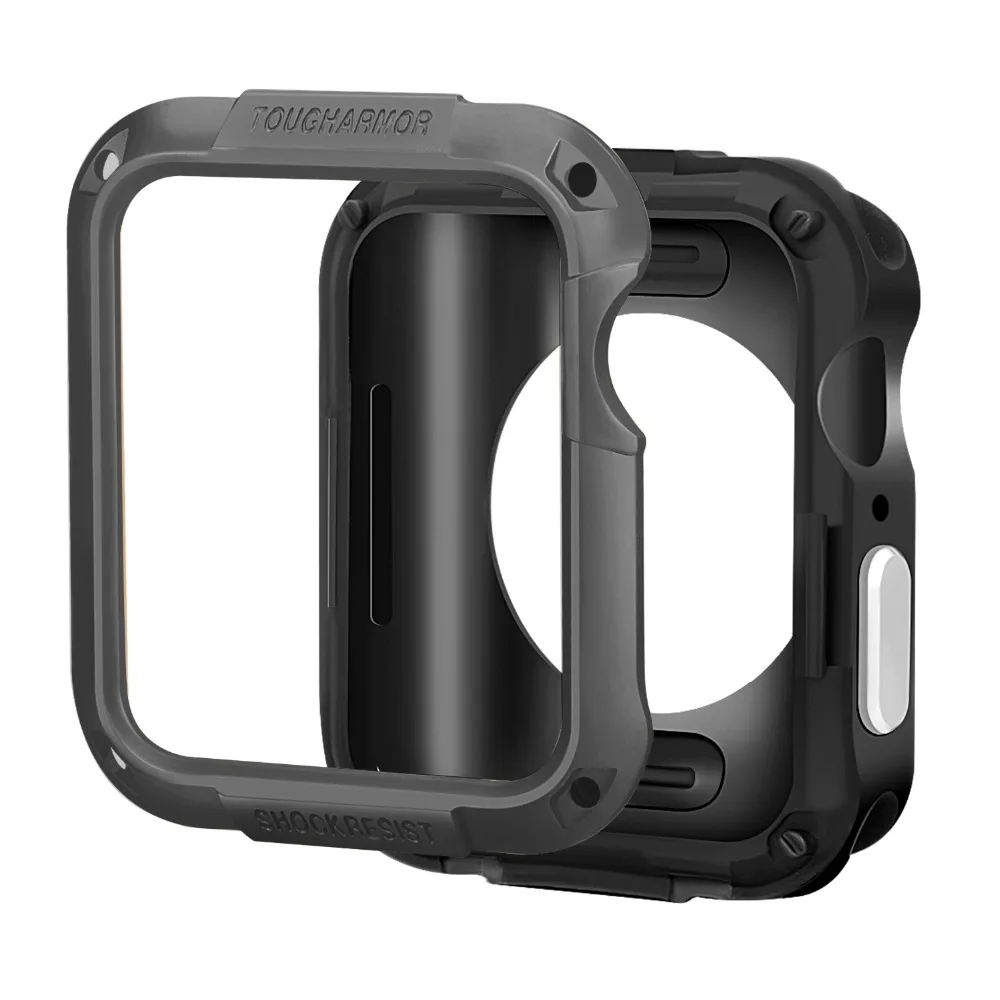 SGP защитный чехол Крышка для Apple Watch 4 5 44/40 мм прикрепляющийся к чехол для наручных часов iwatch серии 3/2/1/42 38 мм Мужские и женские часы, аксессуары