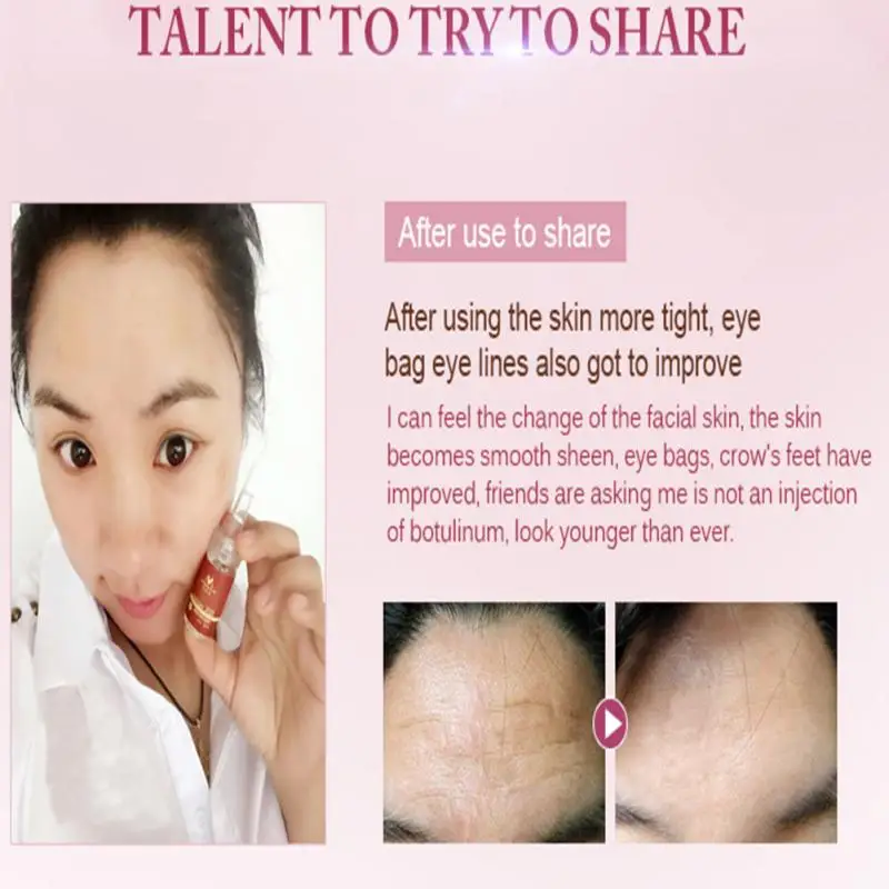 100% коллаген кожи лица оригинальный Сыворотка против морщин для ухода за кожей