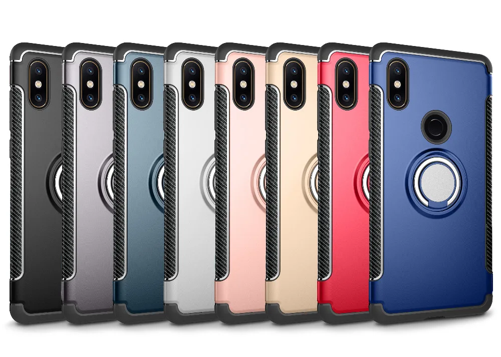AXBETY для xiaomi mi x 2 s чехол Магнитный автомобиля адсорбции кольцо Броня защитный