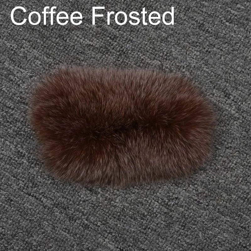 Coffee Frosted JKKFURS Новые поступления Для женщин реальные жилеты из лисьего меха теплые зимние мягкий жилет модный жилет толстый слой S1466 - Цвет: Coffee Frosted