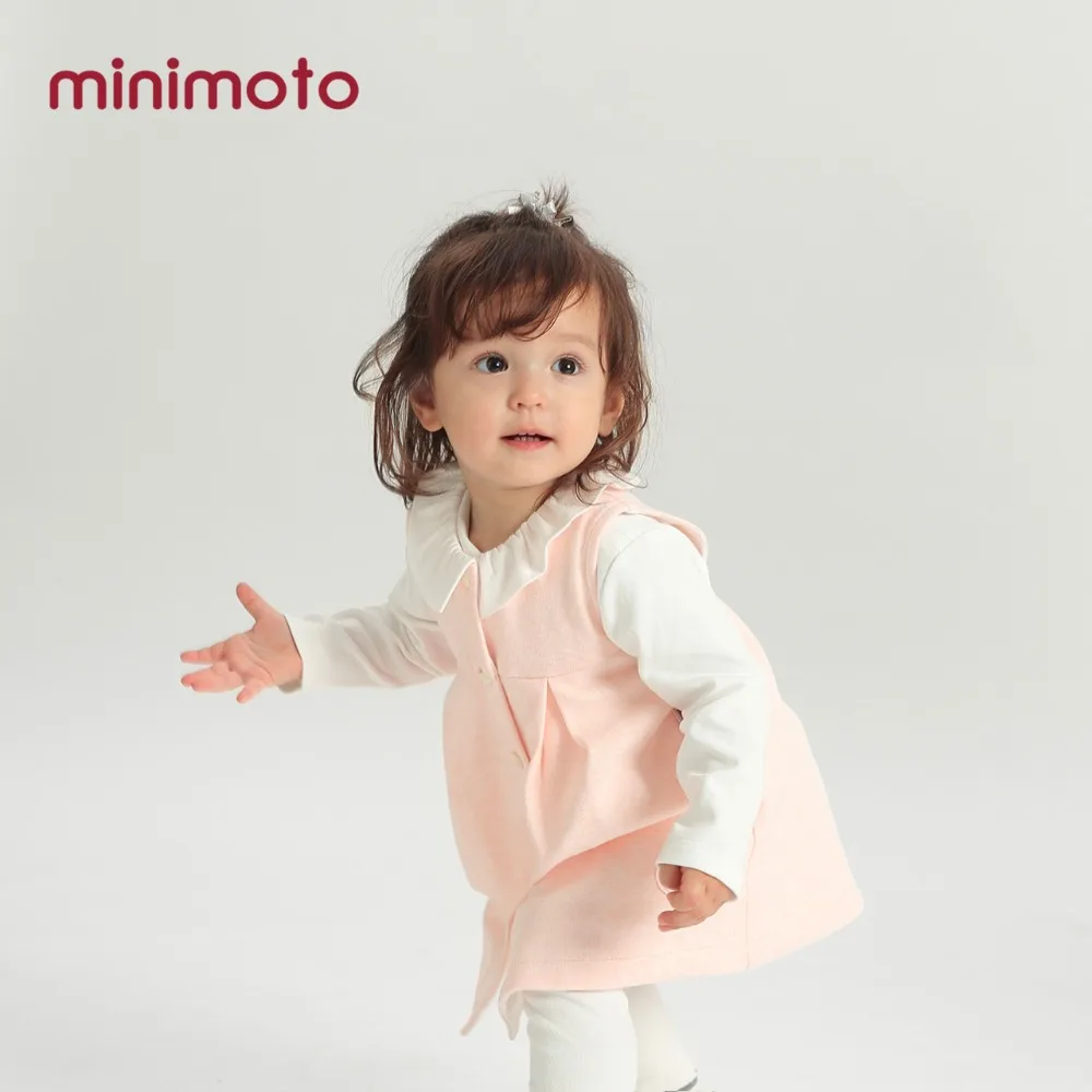Minimoto/детское милое платье модное платье-майка для малышей платье-кукла принцессы