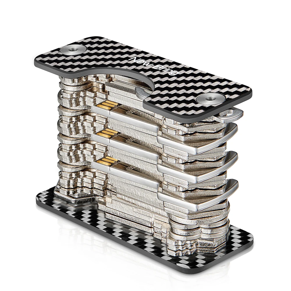 NewBring смарт держатель для ключей брелок автомобиля кошельки коллектор колец