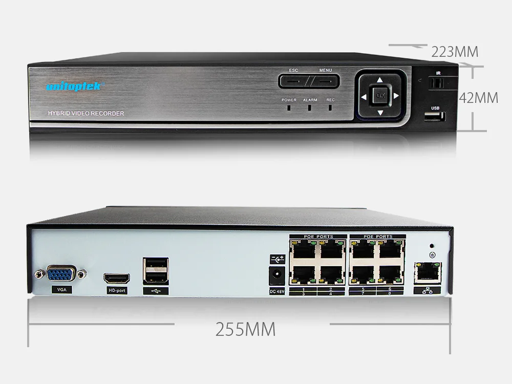 H.265 4.0MP 2592*1520 IP PoE камера s система видеонаблюдения с 8 шт ночного видения HD CCTV IP камера водонепроницаемая