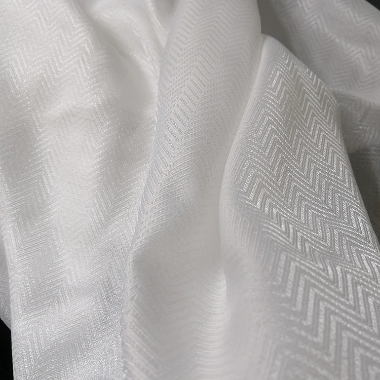 Цвет белый в полоску китайская парча шелковая печать ткань hanfu/Лолита/косплей