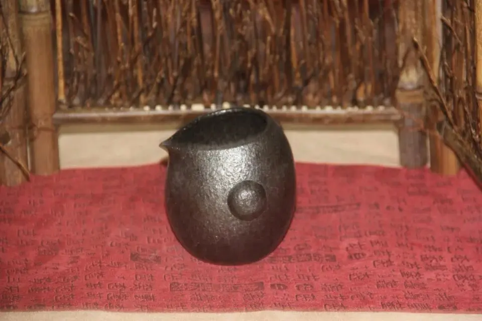 Cha Hai Rough pottery Fair cup Hand made Kiln ceramic sea hand grasping insulation are tea Puɾr Silver spot |