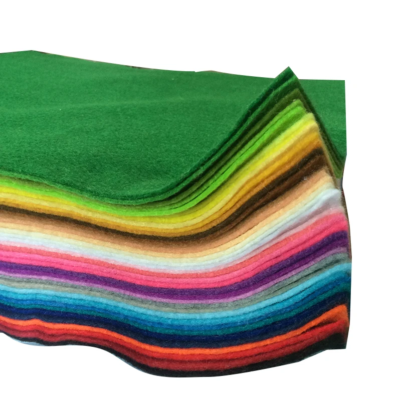 40 цветов мягкая фетровая Полиэстеровая ткань Нетканая ручная работа сделай сам